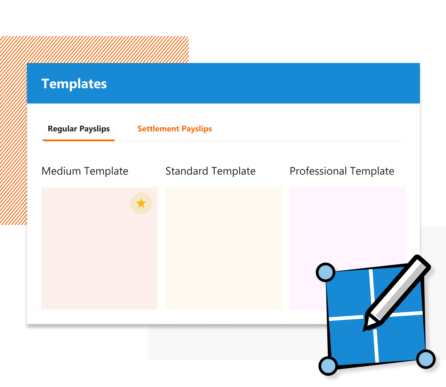 Generate professional payslips