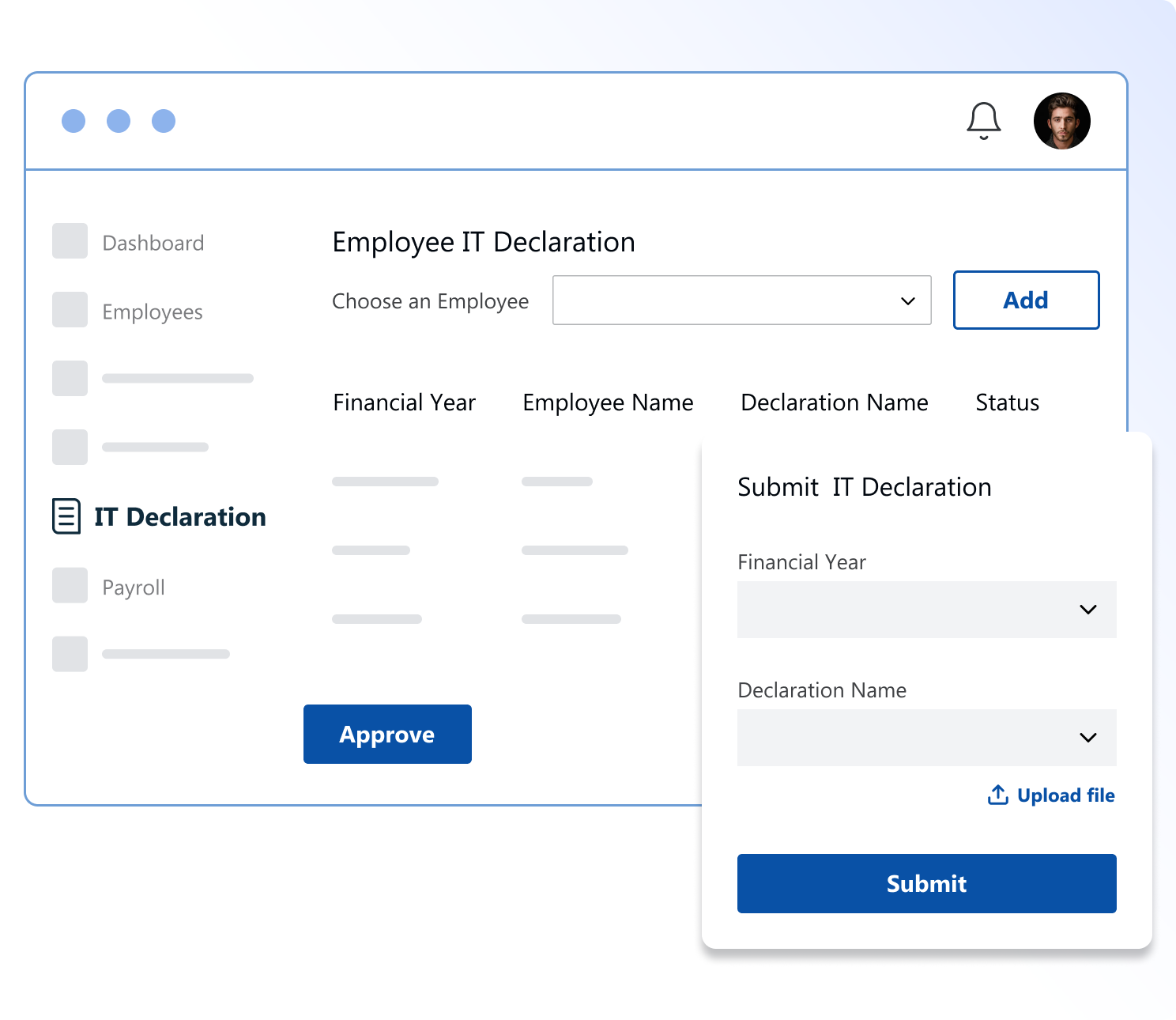 Manage IT Declaration Forms